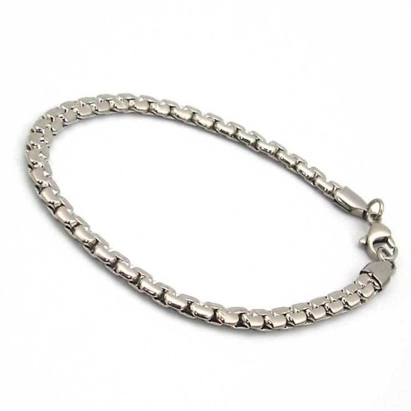 Men's Silver Stainless Steel Snake Chain Bracelet 9" 5mm Gorgeous Party Gift